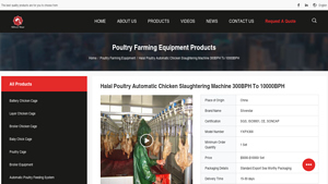Silverstar - Halal Poultry Automatic Chicken Slaughtering Machine