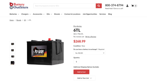 Pro-Series - PSC6TL Battery