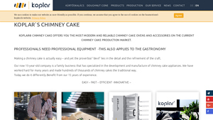 Koplar® - Chimney Cake Ovens and Accessories