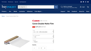 Canon - Double Matte Film