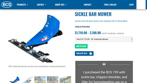 BCS America - Sickle Bar Mower