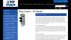 BD MFG Inc - QT Flow Center