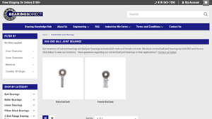 Bearings Direct - Rod-End & Ball Joint Bearings