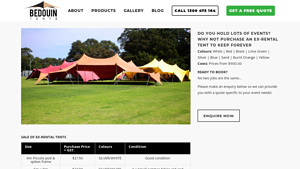 Bedouin Tents - Stretch Tents & Accessories