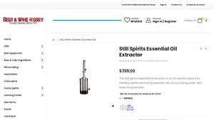 Still Spirits - Essential Oil Extractor