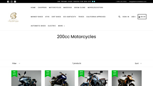 Belmonte Bikes - 200cc Motorcycles