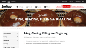 Belshaw - Icers, Glazers, and Sugaring Machines