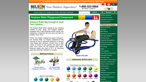 Belson Outdoors - Two Seat Airplane Rider