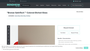 Bendheim - SatinTech™ Etched Architectural Glass