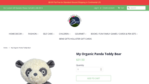 My Organic Panda - Teddy Bear