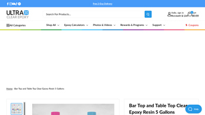Best Bar Top Epoxy - Clear Epoxy Resin 5 Gallons