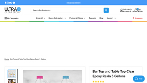 Best Bar Top Epoxy - Clear Epoxy Resin 5 Gallons