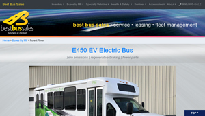 Best Bus Sales - E450 EV Electric Bus