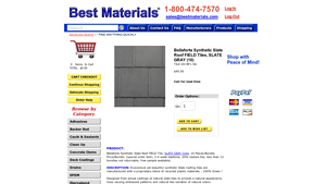 Best Materials - Bellaforte Synthetic Slate Roof FIELD Tiles