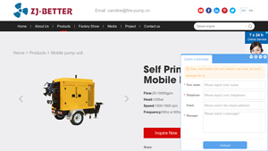Better Fire Pump - Self Priming Mobile Pump Truck