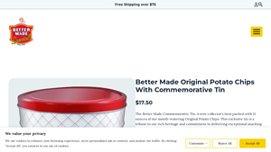Better Made - Original Potato Chips Commemorative Tin