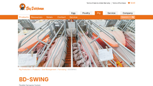 Big Dutchman - BD-SWING Flexible Farrowing System