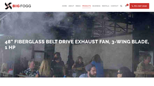 Schaefer Ventilation - 48” Fiberglass Belt Drive Exhaust Fan