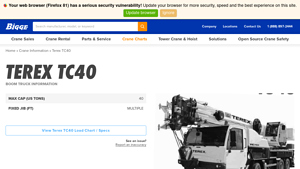 Terex - TC40 Hydraulic Truck Crane