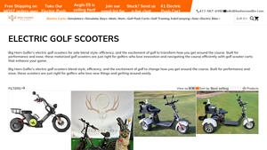 Big Horn Golfer - 14 STX - Rowdy Golf Scooter