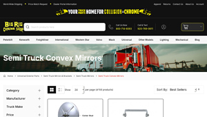 Big Rig Chrome Shop - Convex Mirrors & Brackets