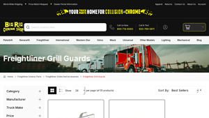 Big Rig Chrome Shop - HERD 300 Series Stainless Steel Grille Guard