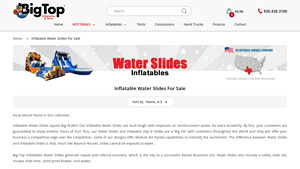 Big Top Inflatables - Inflatable Water Slides