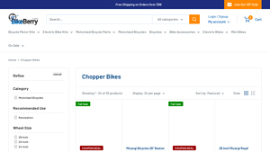 BikeBerry - Chopper Bikes