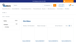 BikeBerry - Mini Bikes for Sale