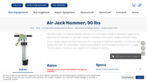 Sullair - MBP-90A Air Jack Hammer