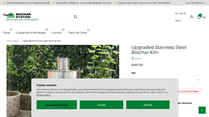 Biochar Station - Stainless Steel Biochar Kiln