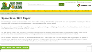 Birdcages4Less - Honolulu Hideaway Corner Bird Cage