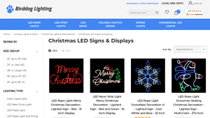Birddog Distributing - LED Rope Light Merry Christmas Decoration