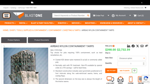 BlastOne - Airbag Nylon Containment Tarps