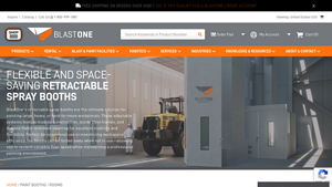 BlastOne - Durable Retractable Spray Booths
