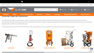 BlastOne - Internal Pipe Blasting Systems