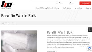 Blended Waxes - Premium Bulk Paraffin Wax Solutions
