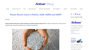Nelson Company - Plastic Resins for Pallets