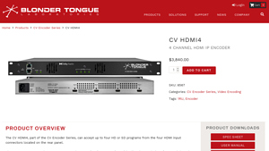 Blonder Tongue - CV HDMI4 Encoder