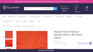 Blue Moon Fabrics - Wipeout Woven Polyester Spandex