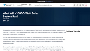 Bluetti - 10000-Watt Solar System