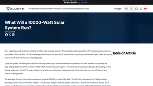 Bluetti - 10000-Watt Solar System