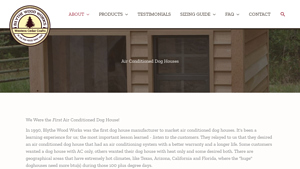 Blythewood Works - Air Conditioned Dog House