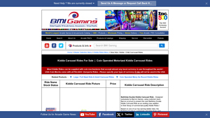 BMI Gaming - Bathtime Duckie Kiddie Carousel Ride