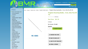 BMRSupply - Tungsten Dissecting Needle