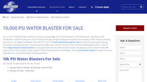 Boatman Industries - 10,000 PSI Water Blaster
