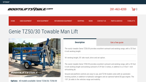 Genie - TZ50/30 Towable Man Lift