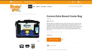 Corona Extra - Boxed Cooler Bag