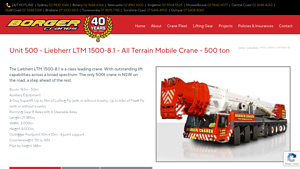 Borger Cranes - Liebherr LTM 1500-8.1 All Terrain Mobile Crane