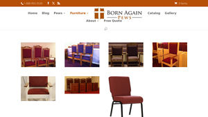Born Again Pews - Metal & Custom Church Chairs